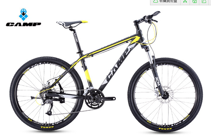 CAMP坎普征途760铝合金山地自行车 27速油压锁死前叉山地车